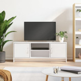 Comodă TV, alb extralucios, 102x30x37,5 cm, lemn prelucrat, vidaXL