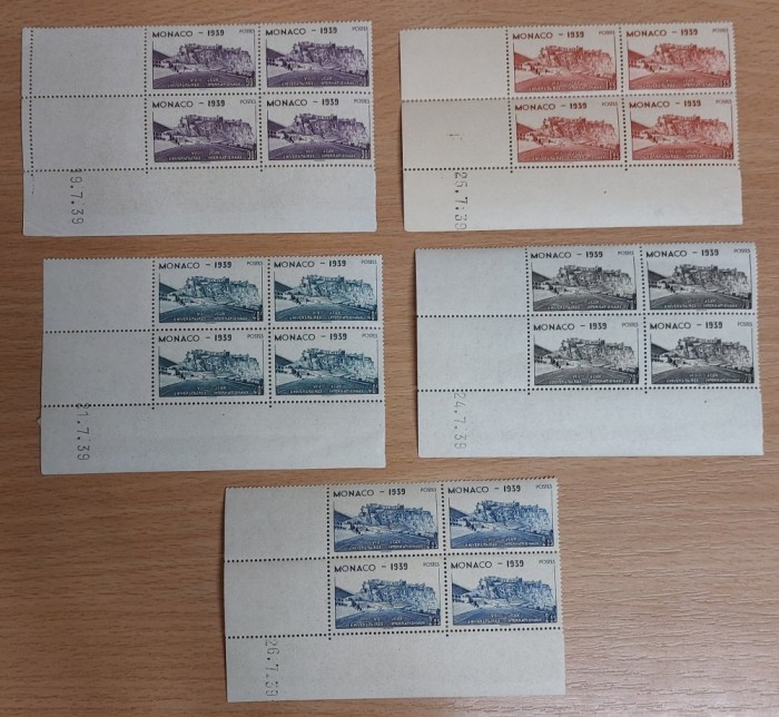 Monaco 1939 - Blocuri