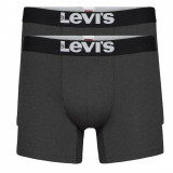 Cumpara ieftin Boxerii Levi&#039;s Boxer 2 Pairs Briefs 37149-0404 gri, M