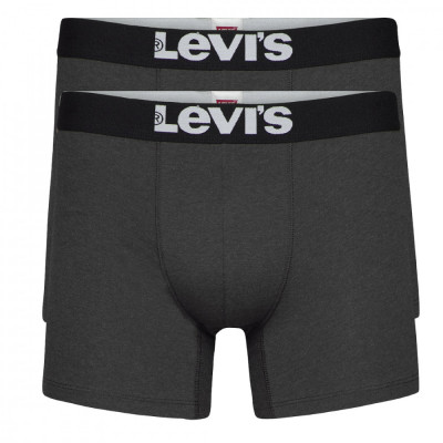 Boxerii Levi&amp;#039;s Boxer 2 Pairs Briefs 37149-0404 gri foto