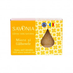 Sapun Natural Miere si Galbenele, 90g, Savonia