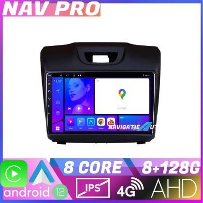 Navigatie Isuzu D Max Octa Core KIT 2234 EDOTEC-LITE Android Ecran 720P Octa Core 8 128 Carplay v1 CarStore Technology