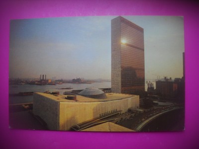 HOPCT 8076 SEDIUL ONU NATIUNILE UNITE - NEW YORK CITY -SUA-AMERICA DE NORD -NECIRCULAT-PATRIOT A foto