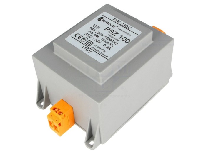 Transformator de alimentare 100VA, 230V AC