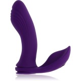 Playboy Toys Evolved Mix &amp; Match Violet vibrator cu stimularea clitorisului 12.7 cm