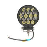 Proiector rotund LED cu DRL 9-80V, 36W alb-galben, carcasa aluminiu IP67 Breckner Germany