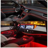 Fir cu neon 3 metri 12V rosu