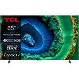 Televizor TCL MiniLed 85C955, 214 cm, Smart Google TV, 4K Ultra HD, 100hz, Clasa F