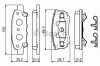 Set placute frana,frana disc CITROEN C-CROSSER (EP) (2007 - 2016) BOSCH 0 986 424 814