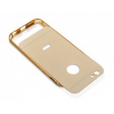 Husa Bumper Aluminiu cu capac Huawei P9 Gold, Plastic, Carcasa