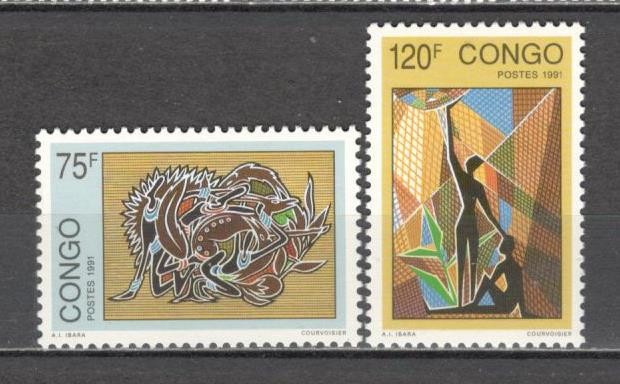 Congo (Brazzaville).1991 Pictura moderna SC.622