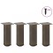 vidaXL Picioare pentru măsuță de cafea, 4 buc., oțel natural, 30-32 cm 4012463