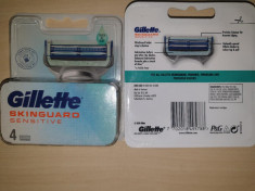 Rezerve Gillette Skinguard Sensitive, set 4 buc (nou) foto