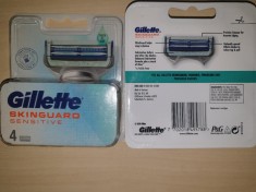 Rezerve Gillette Skinguard Sensitive, set 4 buc (nou) foto