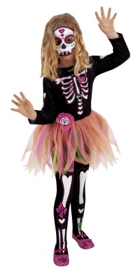 Costum de carnaval - Schelet fetita PlayLearn Toys foto