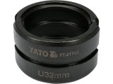 YATO Capat de presare pentru inele interschimbabile, U32 mm compatibile cu YT-21735