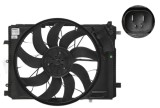 Ventilator radiator Mercedes A, C, C, CLA-Class, CLS, E, E, E, GLA, SL, SLK/SLC, SLS 2.0 T, cu modul, 850W; 505 mm; 4 pini, 2125000493; 2129061002