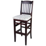 SCAUN BAR BULDOG SEZUT TAPITAT STOFA AQUA CLEAN - Wenge Negru