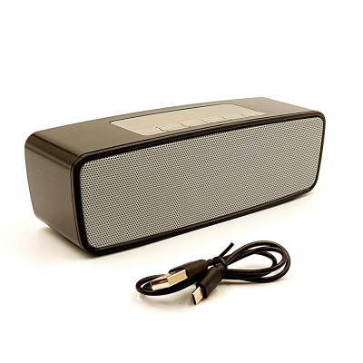 Boxa portabila, 10 W, autonomie 5-8 ore, Bluetooth, 80 dB, 1 kHz, Radio FM, Negru foto