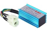 Aprindere CDI Racing Scuter GY6 50cc 80cc 125cc 150cc ATV CG125 4 Timpi Performanta Nelimitata AC 12V Albastru