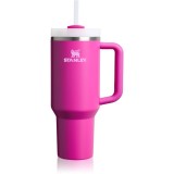 Stanley Quencher H2.O FlowState&trade; Tumbler pahar din oțel inoxidabil cu pai mare Violet Blossom 1180 ml
