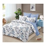 Cumpara ieftin Lenjerie de Pat Bumbac Finet, 6 Piese, Pat Dublu - CPL263