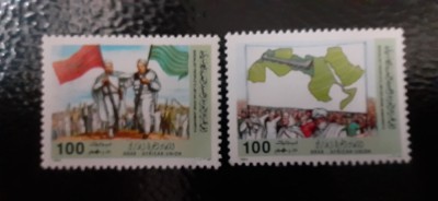 Libia-Uniunea Arabo-Africana-serie completa ,nestampilate MNH (C2) foto
