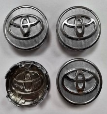 Capace jante aliaj Toyota 57mm set 4 buc Crom foto