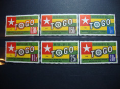 TOGO 1961 SERIE MNH foto