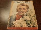 MARIE-CLAIRE - Revista de Moda - Numero 54, 11 Mars 1938, 62 p.; lb. franceza
