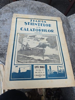 Ziarul Științelor și al Călătoriilor nr.49/1928 foto