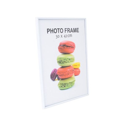 Rama foto 30x42 cm, Plastic, Alb, ATU-083039 foto