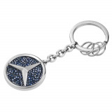 Breloc Cheie Oe Mercedes-Benz St Tropez Swarovski Argintiu / Albastru B66953429, Mercedes Benz