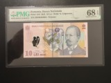Romania 10 lei 2023 pick 119l grad 68 pmg
