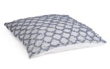 Cumpara ieftin Perna podea textil alb albastru Chander 80x80 cm
