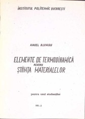 ELEMENTE DE TERMODINAMICA PENTRU STIINTA MATERIALELOR VOL.2-ANGEL ALOMAN-267324