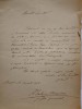 VALERIU BRANIȘTE Manuscris autograf, Memoriu și BIO-BIBLIOGRAFIE, dat&acirc;nd din anul 1892