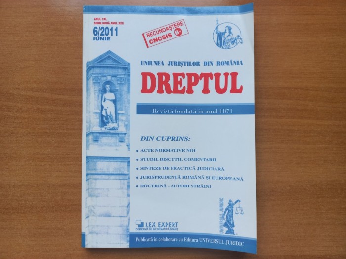 Revista DREPTUL NR. 6, IUNIE / 2011