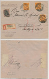 Germany REICH 1922 Rare Registered Cover Magdeburg to Bremen D.1088