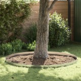 vidaXL &Icirc;mprejmuire pentru gazon Argintiu 450 x 15 cm Oțel galvanizat