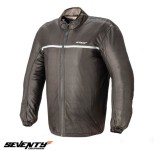Geaca (jacheta) ploaie barbati impermeabila pentru scuter - motocicleta Seventy model SD-A3 culoare: negru Negru L