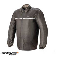 Geaca (jacheta) ploaie barbati impermeabila pentru scuter - motocicleta Seventy model SD-A3 culoare: negru Negru M