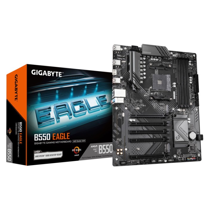 Placa de Baza GIGABYTE B550 EAGLE AM4, 4x DDR4, 1x