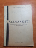 Calimanesti - consideratiuni antropo-geografice si geo-economice-din anul 1944