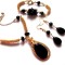 set colier ,bratara si cercei cu onix 40808