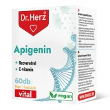 Capsule vegane cu apigenina, resveratrol si vitamina C Dr Herz 60 buc