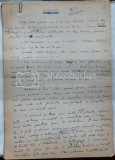 Aniversara ; Povestire ; Manuscris Romulus Vulpescu , 19 foi , semnat , 1987