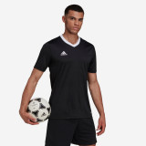 Tricou Fotbal Entrada Negru Bărbați, Adidas