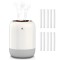 Umidificator de Aer Ultrasonic, cu Difuzor Aromaterapie, Afisaj LED, Sterilizare UV, Pulverizare Dubla, Portabil, pentru Casa, Birou si Masina, 1L Cap