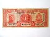 Rară! Honduras 1 Lempira 1961 in stare foarte buna la cel mai mic pret